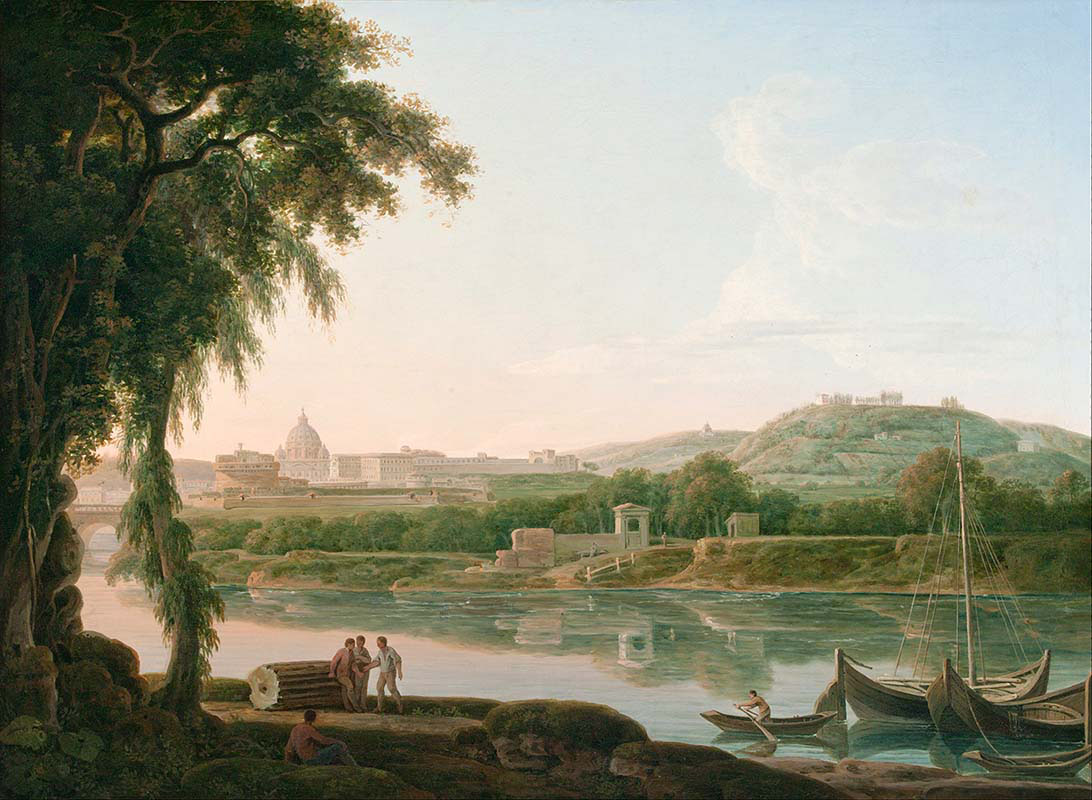 View of Rome Across the Tiber